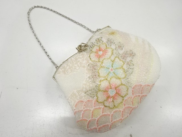 JAPANESE KIMONO / BEADED BAG